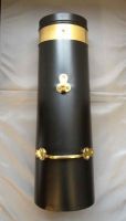  18" Double skin narrowboat chimney with brass